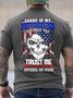 Sorry If My Patriotism Offends You Trust Me Your Lack Of Spine Offends Me More Crew Neck Casual Cotton Short Sleeve T-Shirt