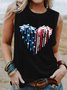 American flag Dragonfly Casual Tank & Cami