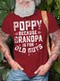 Mens Because Grandpa Is For Old Guys Funny Casual T-Shirt