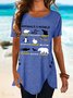 animal women’s Cotton-Blend Crew Neck T-Shirt