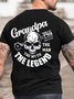 Grandpa The Man The Myth The Legend Funny T-shirt