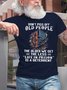 Mens Don't Mess With Old People The Older We Get The Less "Life In Prison" Is A Deterrent Cotton T-Shirt