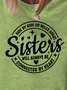 Sister Will Always Be Connected By Heart Women's T-Shirt