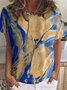 Lilicloth X Paula Fluid Paint Abstract Art Women's T-Shirt