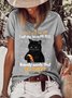 Don't Piss Me Off Nobody Wants That Women's Cat With Pills T-Shirt
