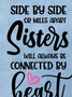 Women Cordate Sisters Letter Casual Sweatshirts