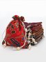 Ethnic Style Encrypted Fluff Bundle pocket Jewelry Bracelet Storage Bag