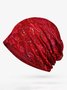 Casual Floral All Season Cotton Lace Wicking Daily Turban Regular Hats for Women