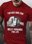 Father And Son Best Friends For Life Men's T-shirt