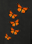 Butterfly Print Women's Sweatshirts