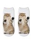 Funny Cotton Knit Cat Pattern Socks