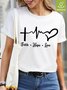 Faith Hope Love Waterproof Oilproof And Stainproof Fabric Women's T-Shirt