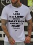 The Lord Is My Light Waterproof Oilproof And Stainproof Fabric Men's T-Shirt