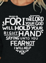 For I The Lord Your God Will Hold Your Right Hand Women's Long Sleeve T-Shirt