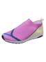 Thick Sole Color Blocking Fly Woven Mesh Slip-On Sneakers Lazy Casual Shoes