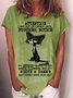 Womens Funny Attention I am Out Of Order T-Shirt