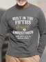 Men's Printed Long Sleeve T Shirts With Fifties