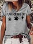 Womens Plan For The Day Coffee, Dog, Wine  T-Shirt