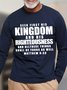Seek First His Kingdom And His Righteousness Men's Long Sleeve T-Shirt