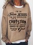I'm On Team Jesus Women's Sweatshirts