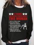 Five Things About This Women Pitbull Women`s Loose Casual Sweatshirts