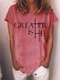 Greater Is He Cross Women's T-Shirt