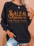 Womens Salem Broom Co Casual Sweatshirts