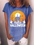 Lilicloth X Jessanjony Hello Halloween Halloween Crew Neck Casual T-Shirt