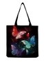 Butterfly Animal Graphic Shopping Totes