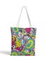 Ethnic Abstract Full Print Graphic Shopping Totes