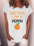 Lilicloth X Paula Pretend I Am A Peach Women's T-Shirt
