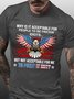 Mens Why is it acceptable for people Cotton Crew Neck T-Shirt