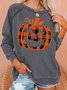 Womens Halloween Pumpkin Fit Sweatshirts