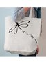 Dragonfly Graphic Shopping Totes