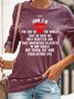 Womens For God So Loved The World Casual Sweatshirts