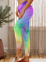 Lilicloth X Paula Rainbow Geometric Women's Leggings