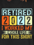 Lilicloth X Jessanjony Retired 2022 I Worked My Whole Life For This Shirt Women's T-Shirt