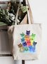 Cute Cat Graphic Shopping Totes