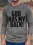 God Has My Back Men's Long Sleeve T-Shirt