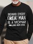 Men Behind Every Great Man Casual Long Sleeve T-Shirt