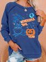 Womens It's the Most Wonderful Time of the Year Halloween Vintage Sweatshirts