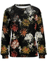 Lilicloth x Iqs Vintage Floral Painting Women's Sweatshirts