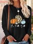 Womens Its Fall Yall Thanksgiving Letters Casual Tops