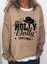 Lilicloth X Y Have A Holly Dolly Christmas Women's Sweatshirts