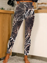 Women Animal Leopard Print Pattern Casual Leggings