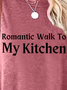Lilicloth X Vithya Romantic Walk To My Kitchen Women's Long Sleeve T-Shirt