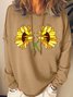 Lilicloth X Paula Sunflowers Women's Sweatshirts