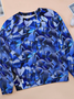 Lilicloth X Paula Blue Shatter Women's Sweatshirts