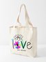 Love One Another Shopping Totes