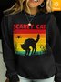Lilicloth X Jessanjony Scarey Cat Women's Fleece Sweatshirt